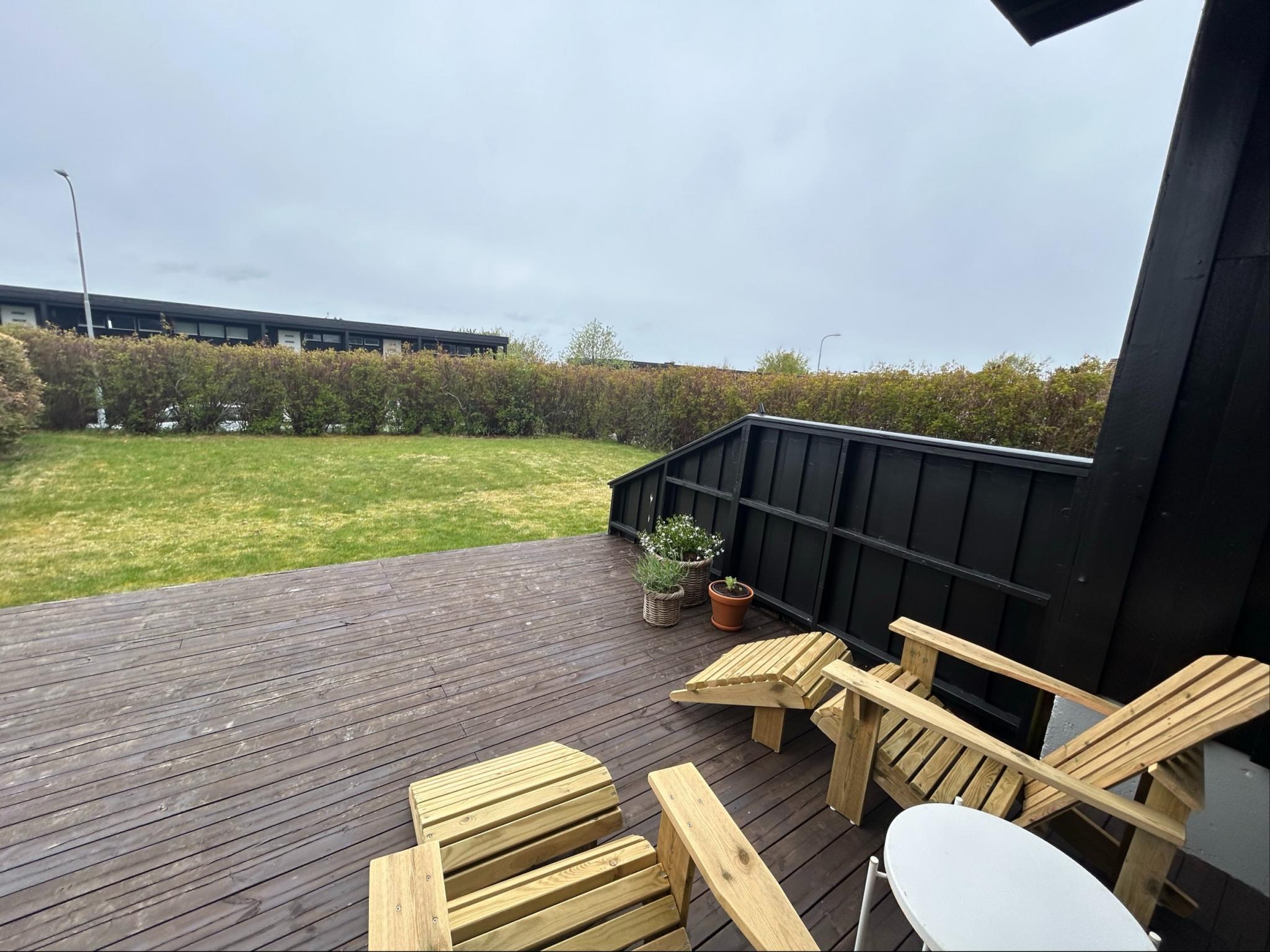 Terrasse med gode solforhold